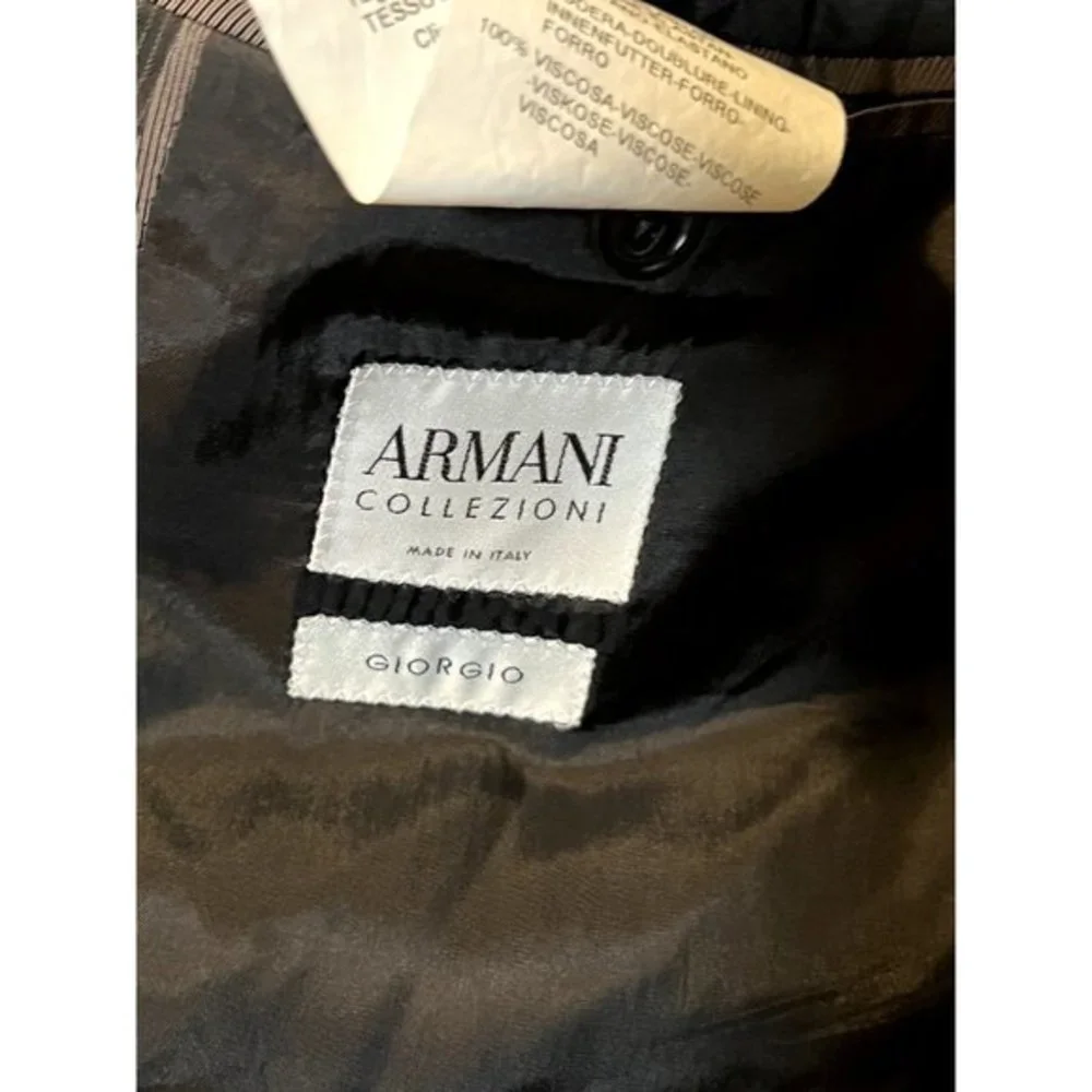 Armani Collezioni Giorgio Pinstripe Blazer Sport Coat - Size‎ 44L